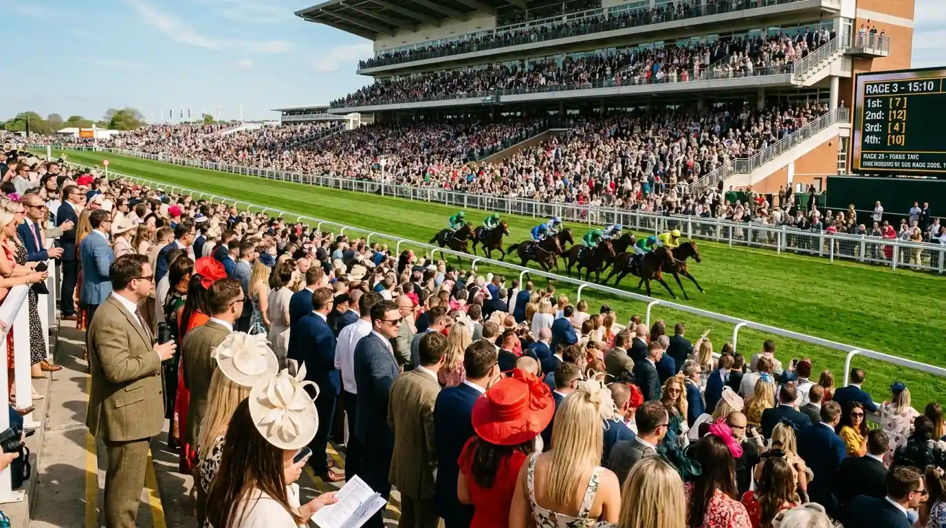 UK horse racing betting market trends showing attendance growth and online turnover shift in 2026